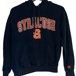 Colosseum Athletics Hoodie Syracuse (NY) Navy Blue Orange Adult Small